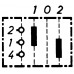 Арт. 137004 Переключатель кулачковый однополюсный с положением "0" 5.5kW/400V~ AC-3 IP65. Код заказа B2N U1-F15-B-SI