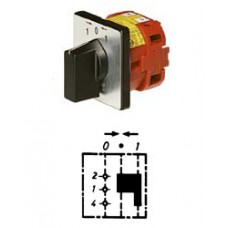 Арт. 141941 Управляющий кулачковый выключатель (Функция кнопки "0 " и "1 ") , 25A/400V IP54, код заказа V2N KIM-F1-B-SI