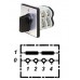 Арт. 141754 Двухполюсный кулачковый выключатель, контактных отсеков - 1, 25A/400V IP54, код заказа V2N A2-F1-B-SI