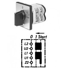 Арт. 146264 Однофазный пусковой кулачковый выключатель., контактных отсеков - 2, 32A/400V IP54, код заказа V3N E-F3-B-SI