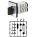 Арт. 141914 Однополюсный трехступенчатый кулачковый выключатель без положения "0".. Тип S3, контактных отсеков - 2, 25A/400V IP54, код заказа V2N S3-F1-B-SI