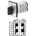 Арт. 146267 Однофазный пусковой реверсивный кулачковый выключатель, контактных отсеков - 3, 32A/400V IP54, код заказа V3N WE-F3-B-SI