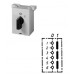 Арт. 137896 Трехполюсный выключатель в пластиковом корпусе для подстольного монтажа, 25A/400V IP42, код заказа B1N A-UT37/3-B-MSX
